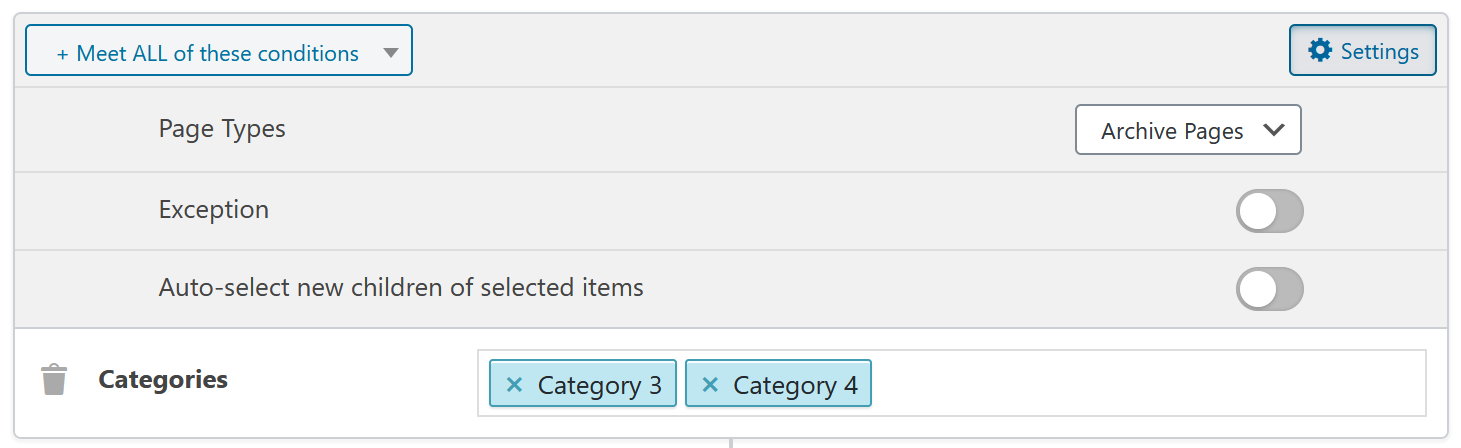 Taxonomies - Categories, Tags, Archives - Content Aware Sidebars Docs
